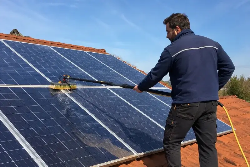 Nettoyage et entretien de panneaux solaires à Nerbis